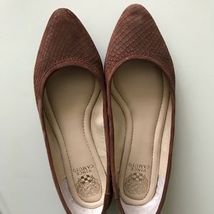 Vince Camuto snake print flats